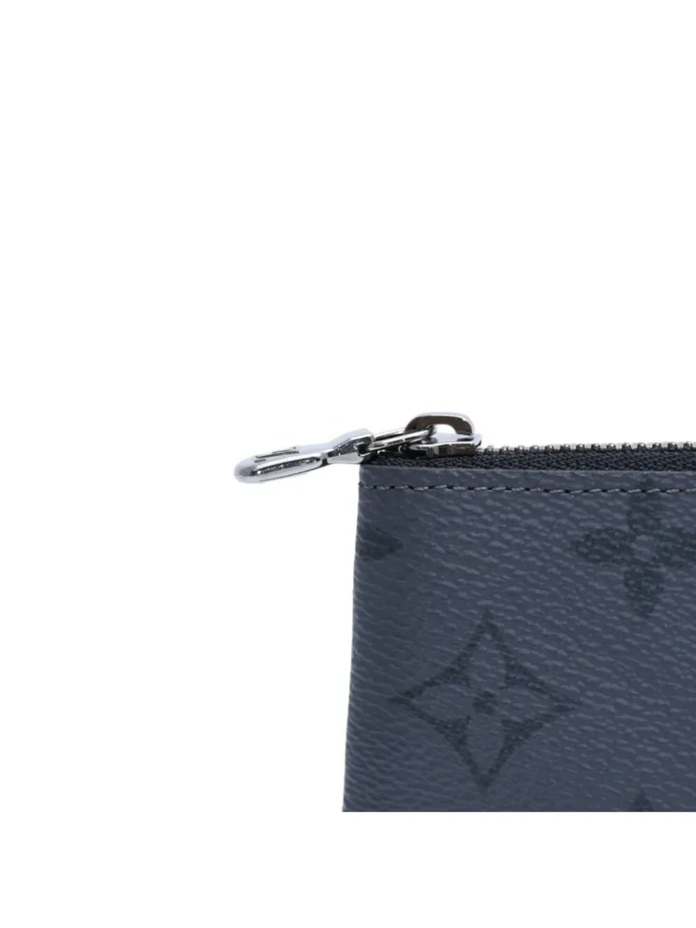Louis Vuitton Pochette Cles Coin Purse Monogram Eclipse Black